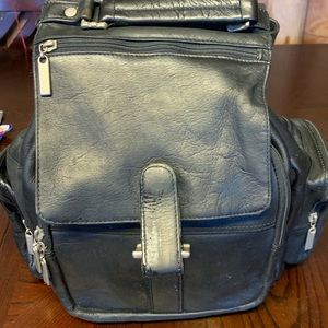 Leather backpack/purse